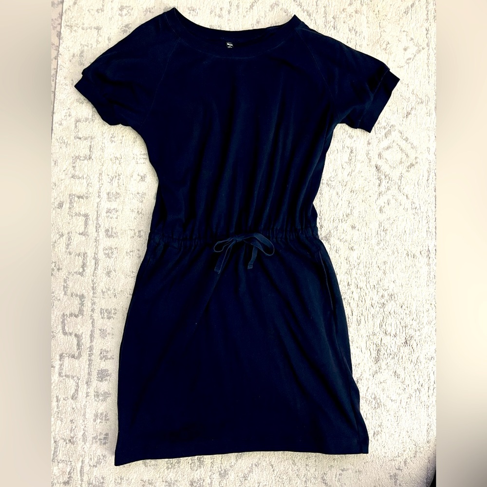 Uniqlo blue sweatshirt dress, size small